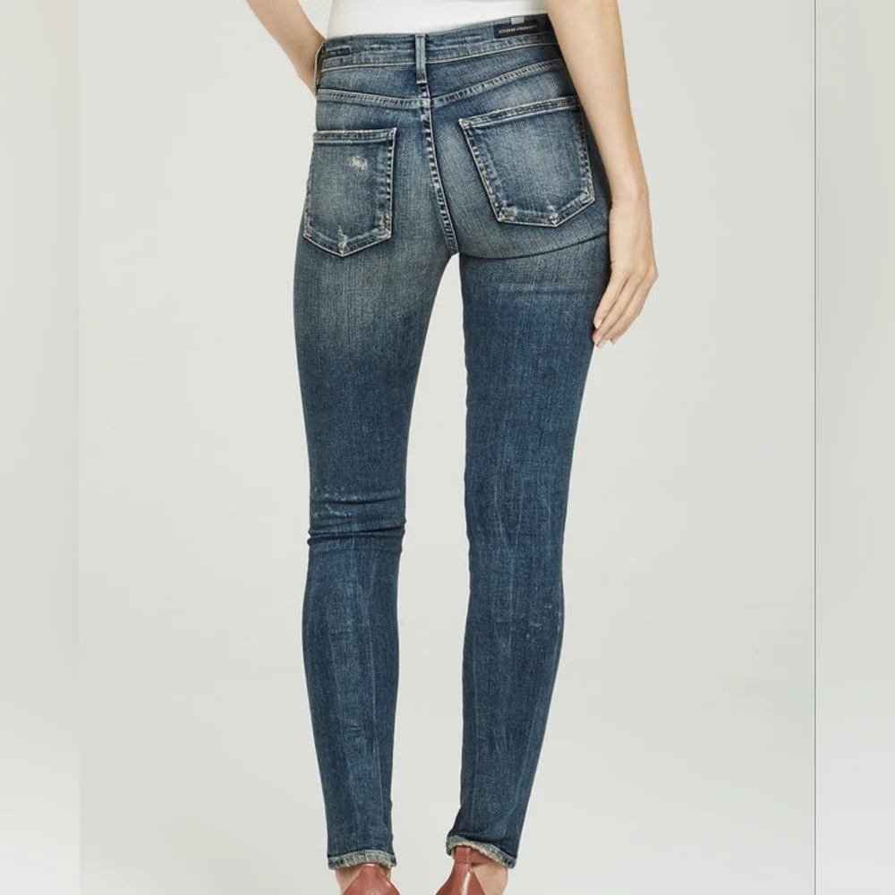 Citizens of Humanity Rocket High Rise Skinny Jeans | Size 32, Dark Wash - Picture 3 of 3